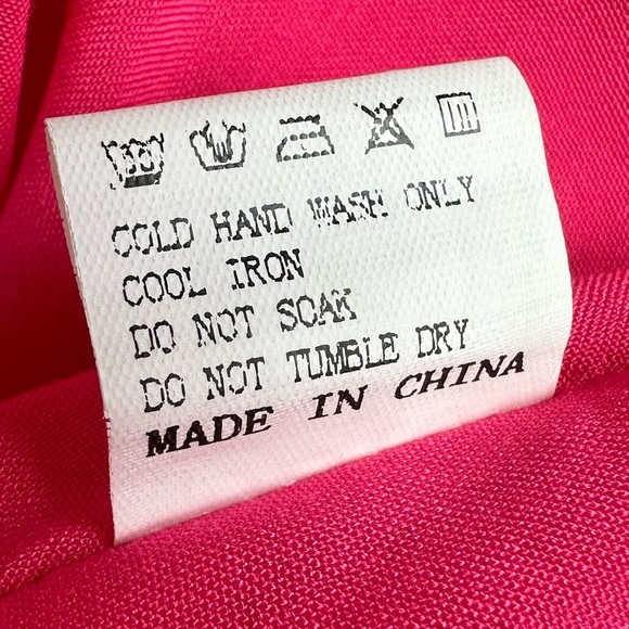 NWT Showpo. hot pink magenta fuchsia Carmella midi dress one-shoulder twist 10 - Picture 11 of 16